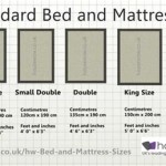 3 4 Bed Size Chart