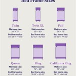 Metal Bed Frame Size Chart