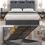 Queen Size Lift Up Storage Bed