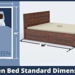 Standard Dimensions Of Queen Size Bed