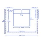 Standard Width Of King Size Bed